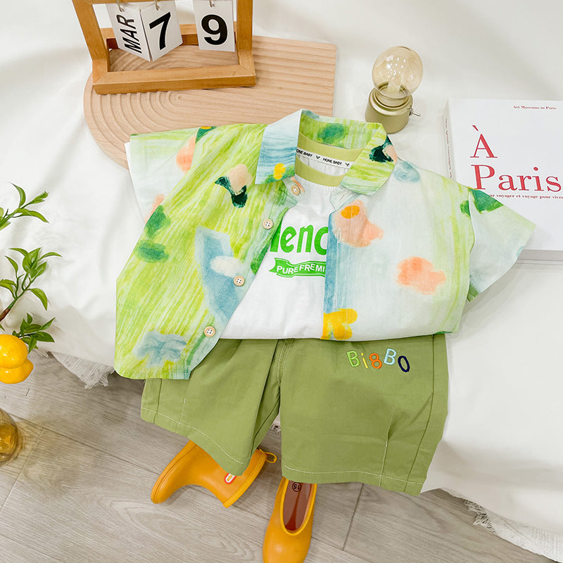 Conjunto Infantil Hombre 3 Piezas Verano