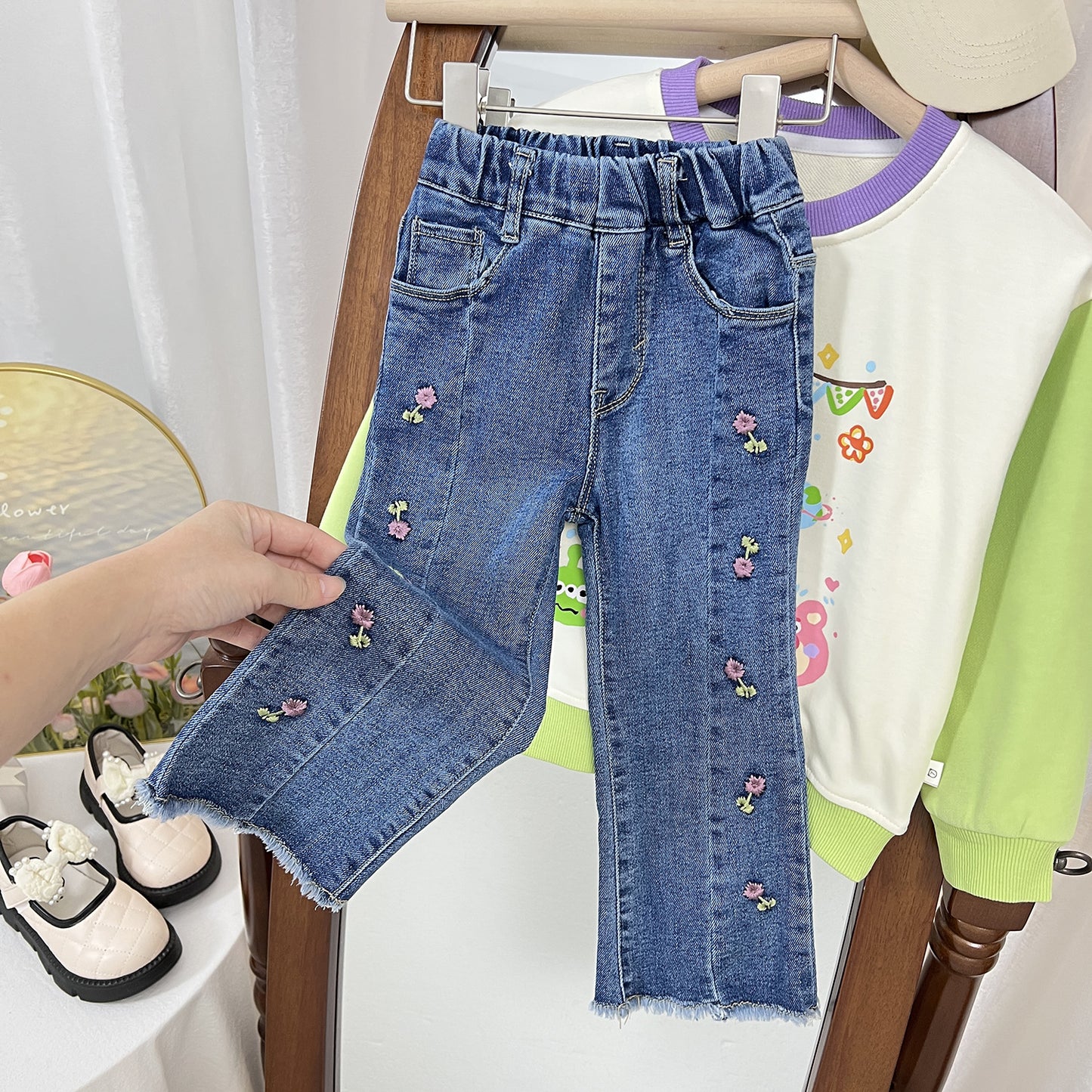 Pantalones Florales para Niñas