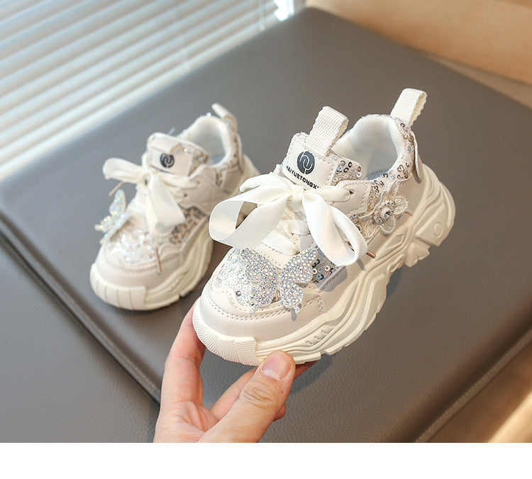 Zapatillas Deportivas para Niños con Mariposas Brillantes
