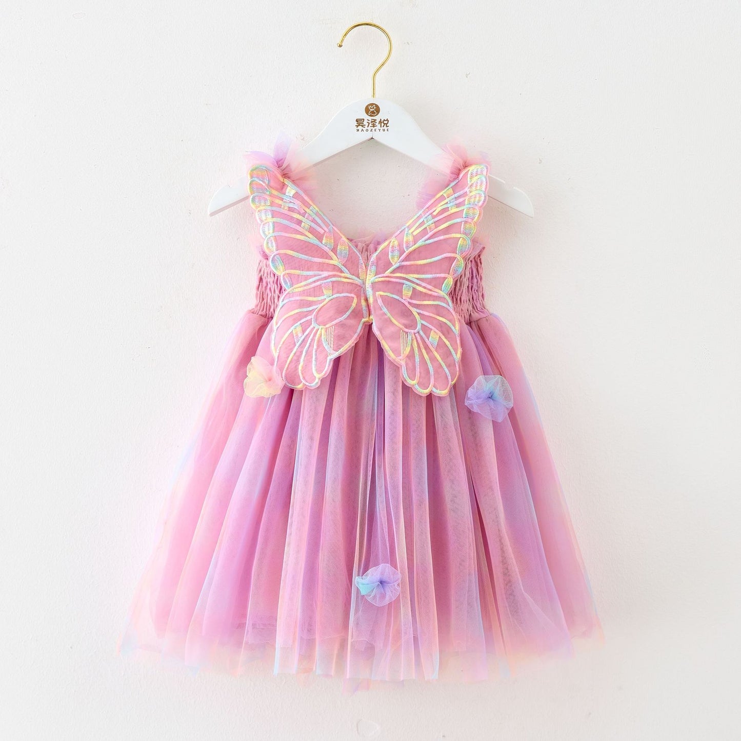 Vestido Infantil Asinha Tul Colores