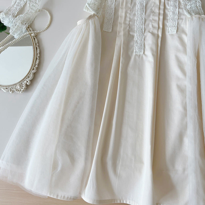 Vestido de Verano Infantil con Tul