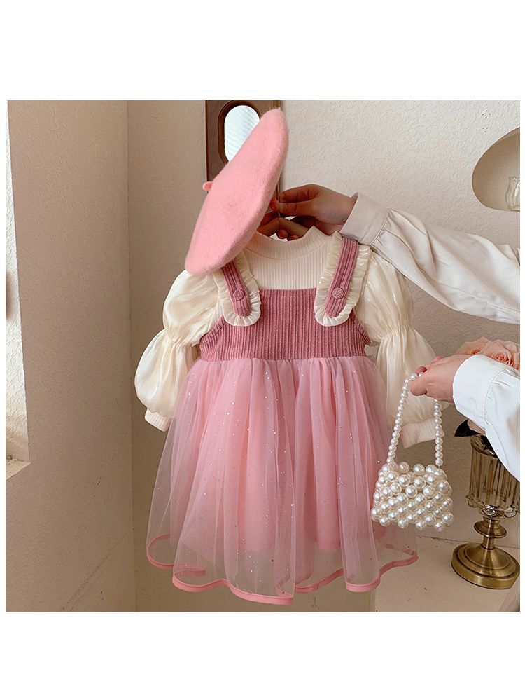 Vestido Infantil Tul Brilhante