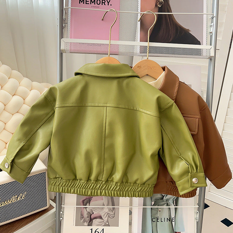 Chaqueta  Bolsos de Cuero para Niños