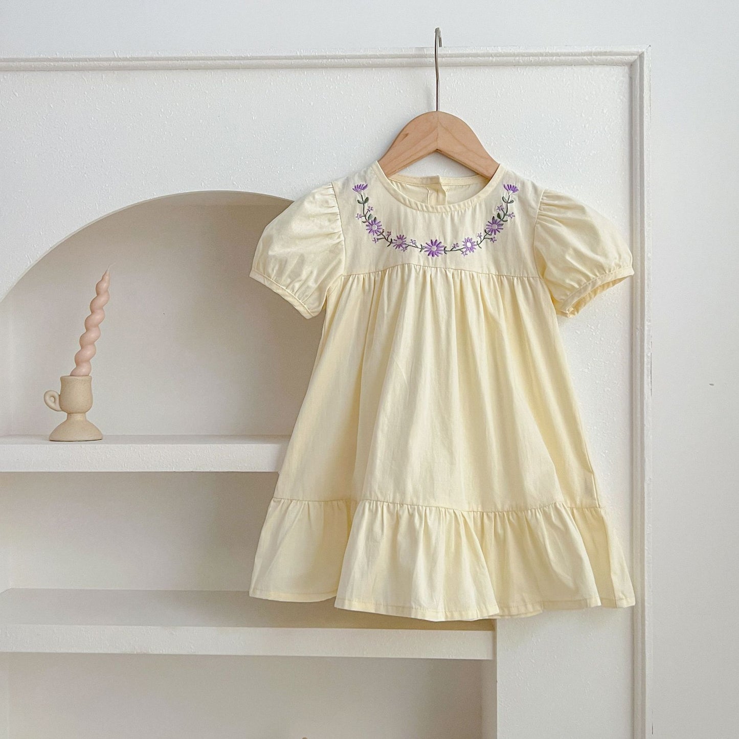 Vestido Infantil de Verano Florecitas