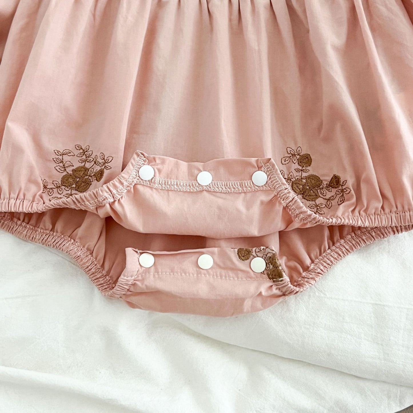 Body de Niña Con Encaje Floral