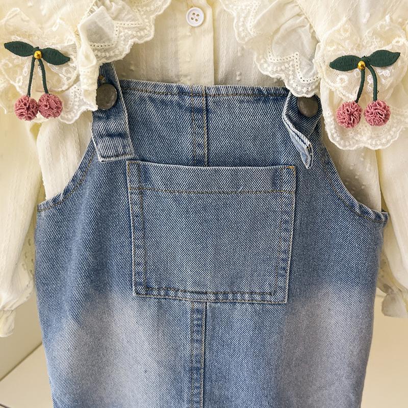 Conjunto Infantil Cerezas y Jeans