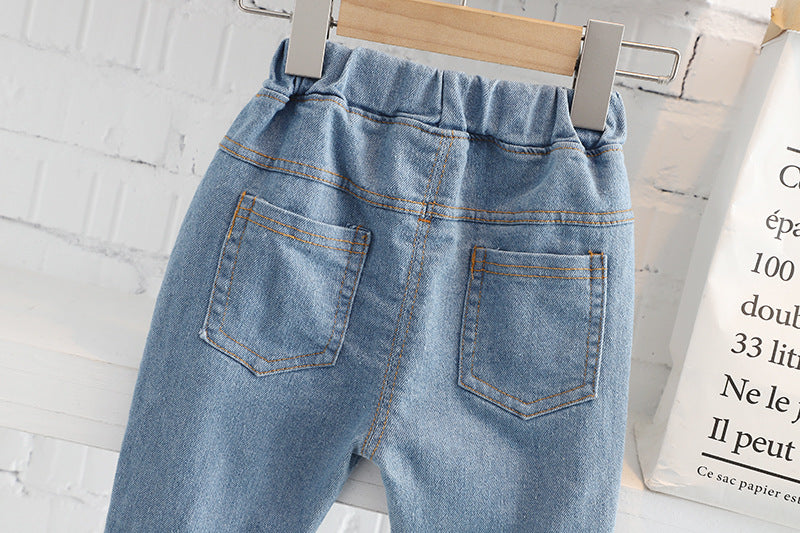 Pantalones Niñas Lazo y Corazones