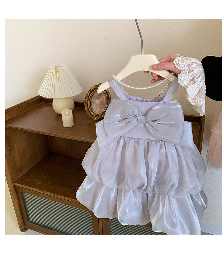 Vestido Infantil de Encaje Boutique