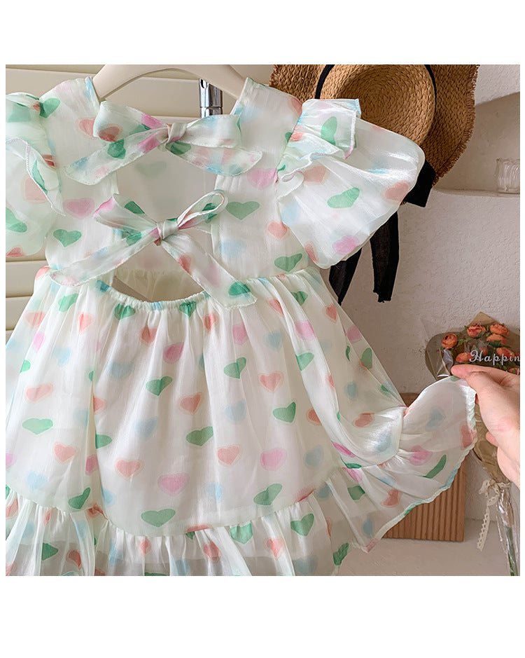 Vestido Infantil Corazones