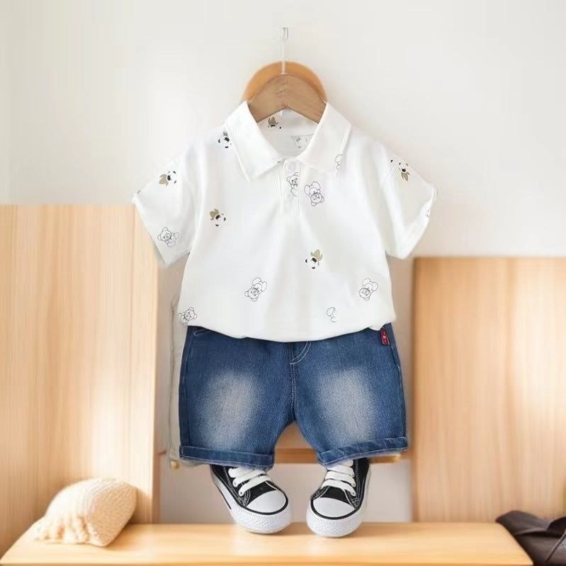 Conjunto infantil osito y jeans