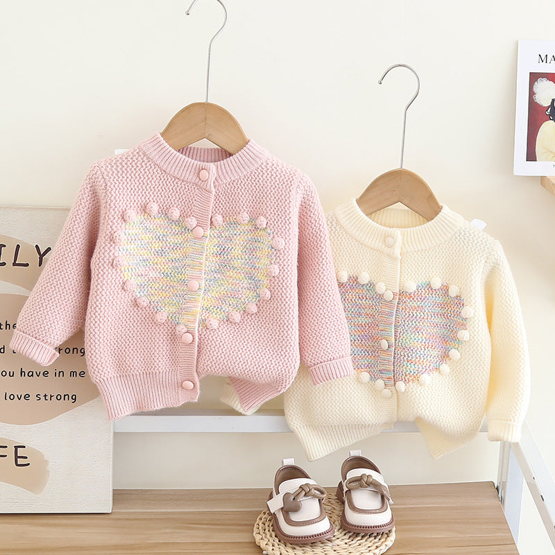 Blusa Infantil Corazón Invierno