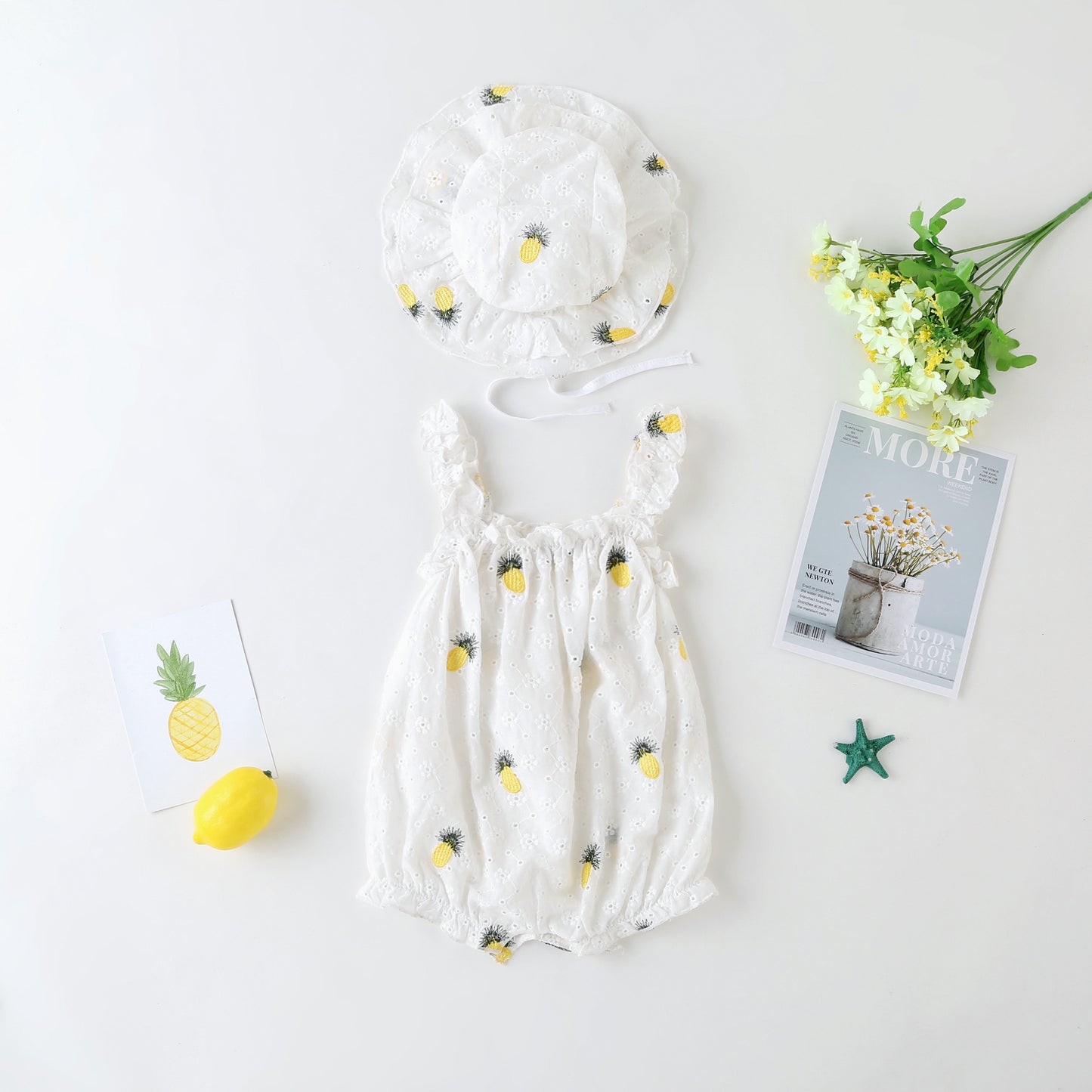 Vestido Infantil Piña Verano