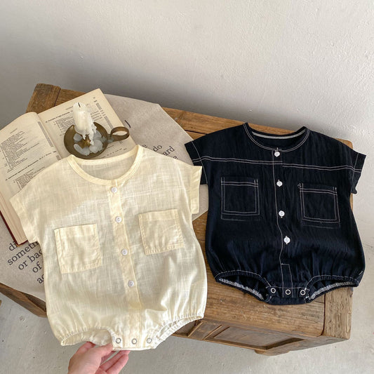 Botín Infantil Botones Bolsinhos