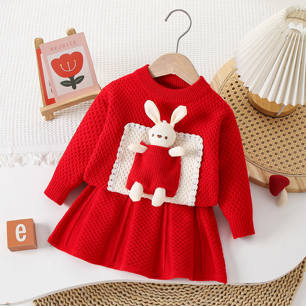 Conjunto de Conejita de Invierno