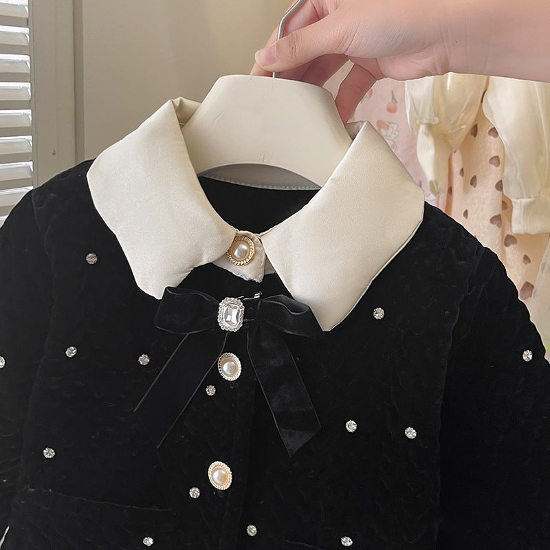 Conjunto de Niña Perlas Negras