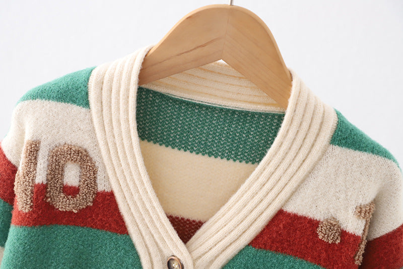 Cárdigan Infantil Tejer Letras