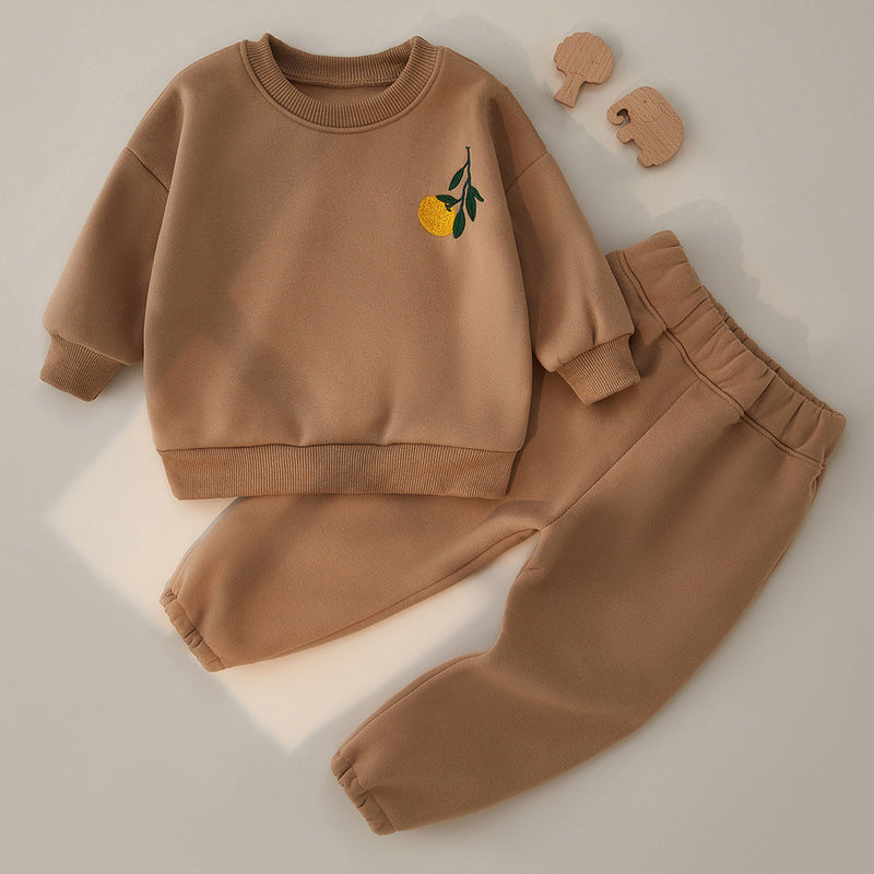 Conjunto Infantil Sudadera Apeluçado