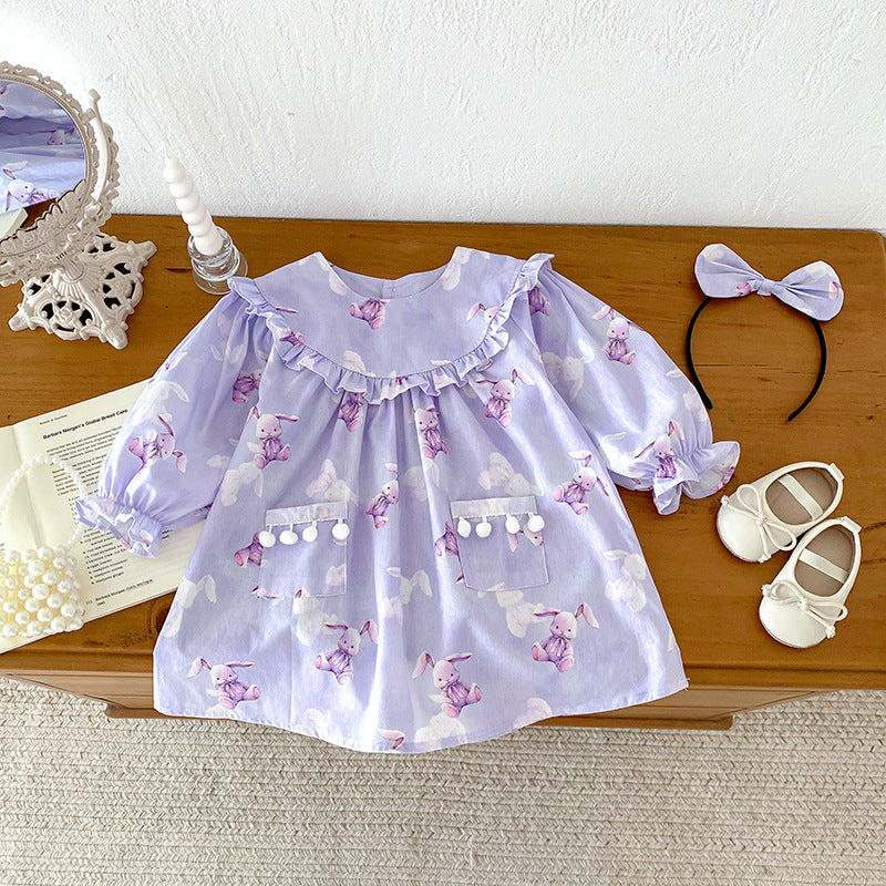 Body/Vestido con Conejitos con Pompones