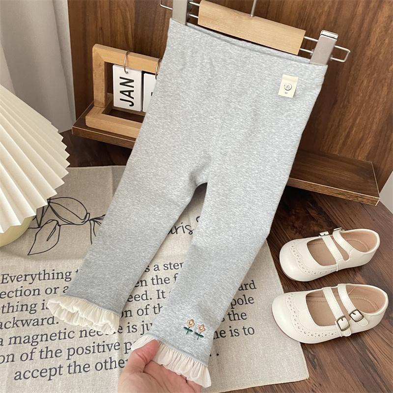 Pantalones Leggin Florzinhas de Niña