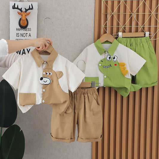 Conjunto de Camisa de Animales para Niños