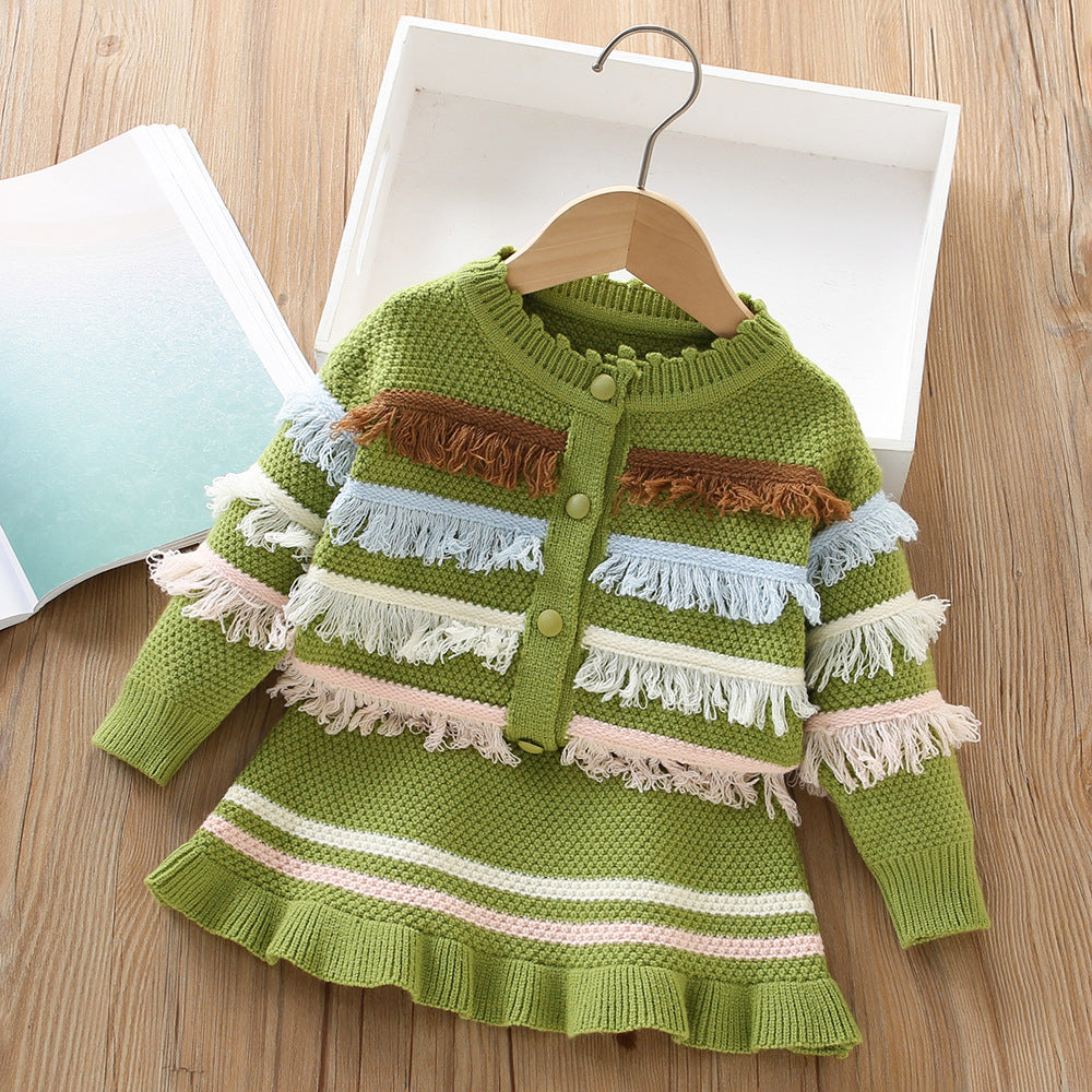 Conjunto de Invierno Para Niña con Pompones