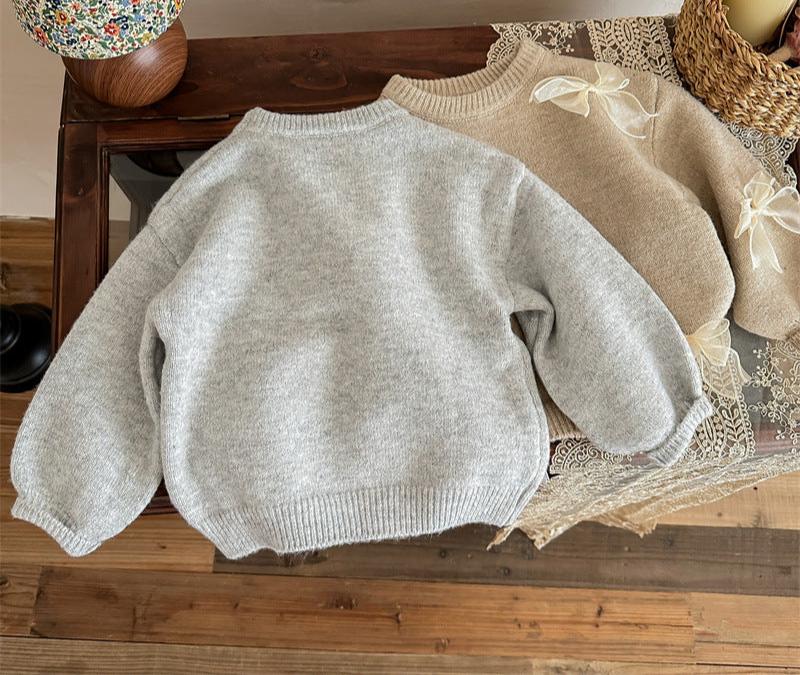 Blusa Infantil Con Lazo de Invierno para Mujer