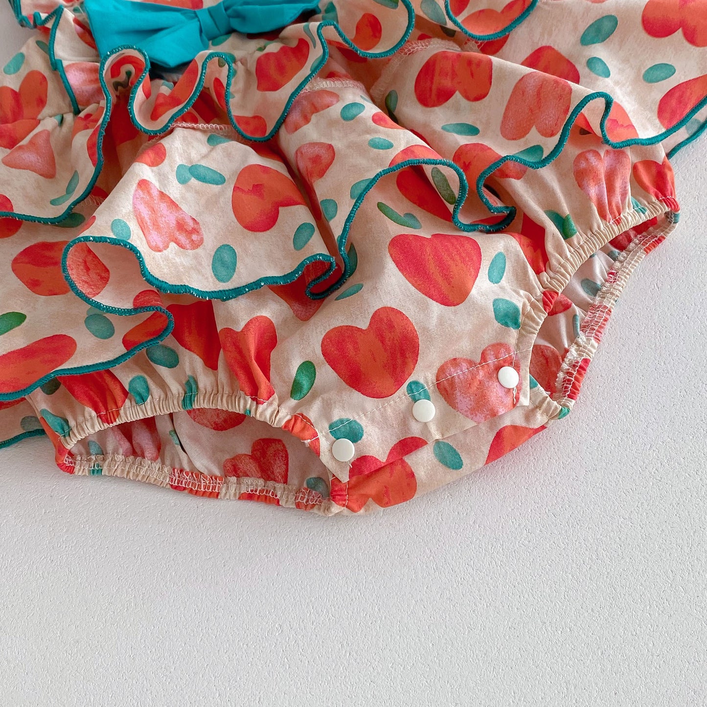 Body Infantil para Mujer Corazones