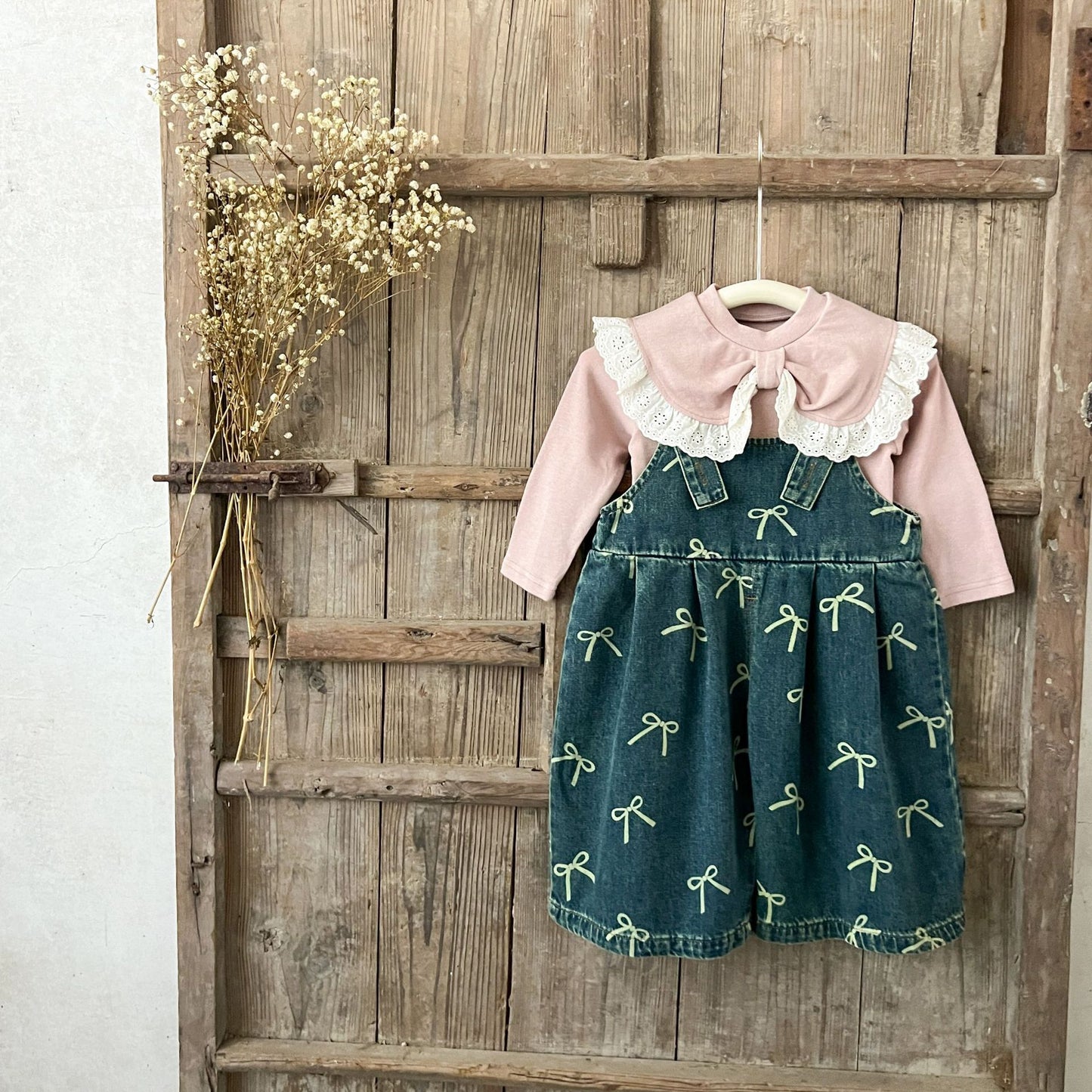 Monos Vaqueros Infantiles Lacinhos