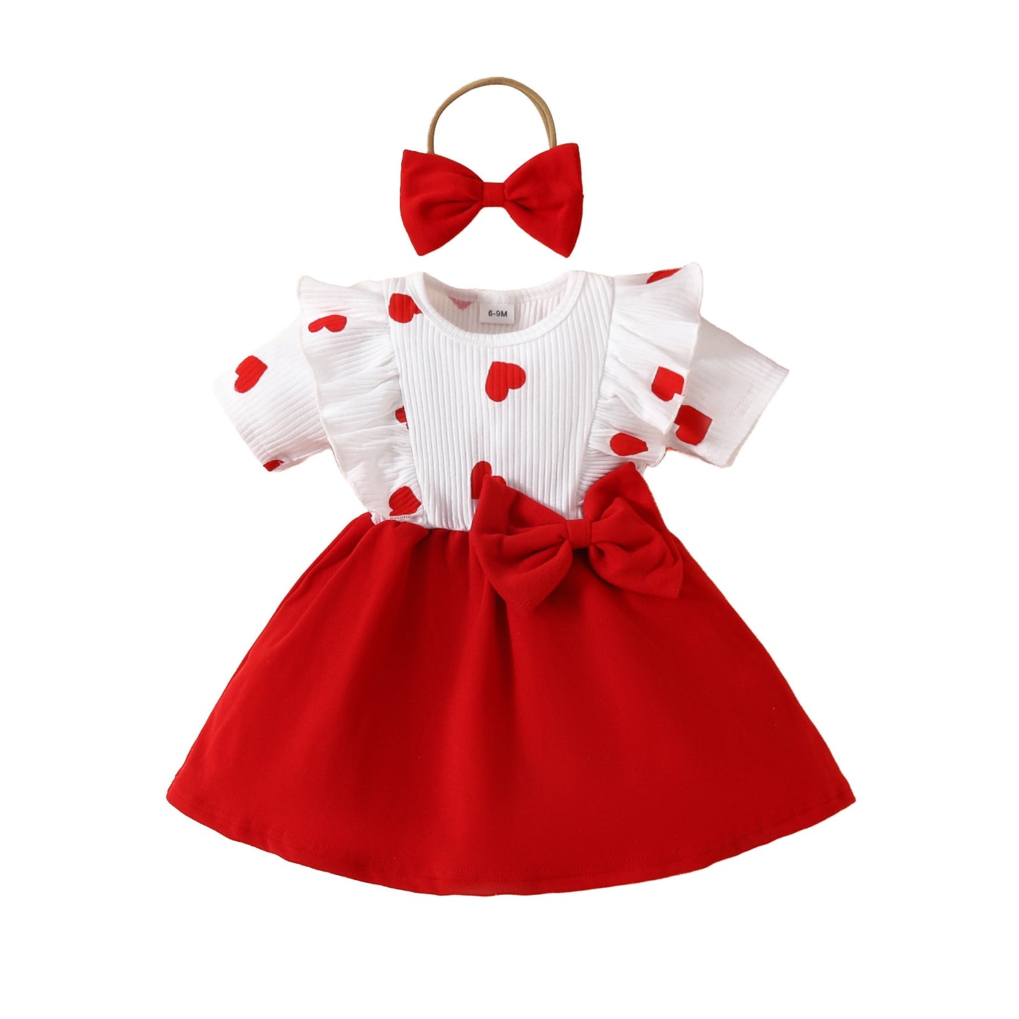 Vestido Infantil Corazones