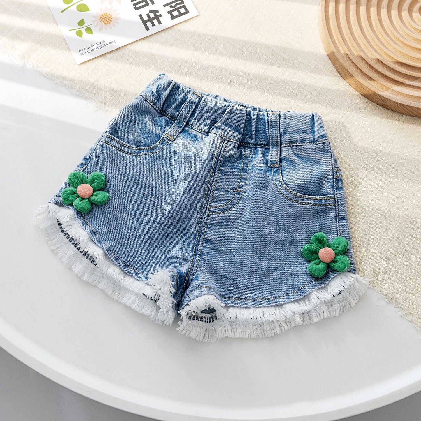Bermudas Infantiles Florzinhas