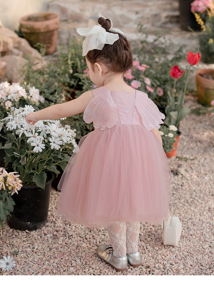 Vestido Infantil con Alas de Estrella