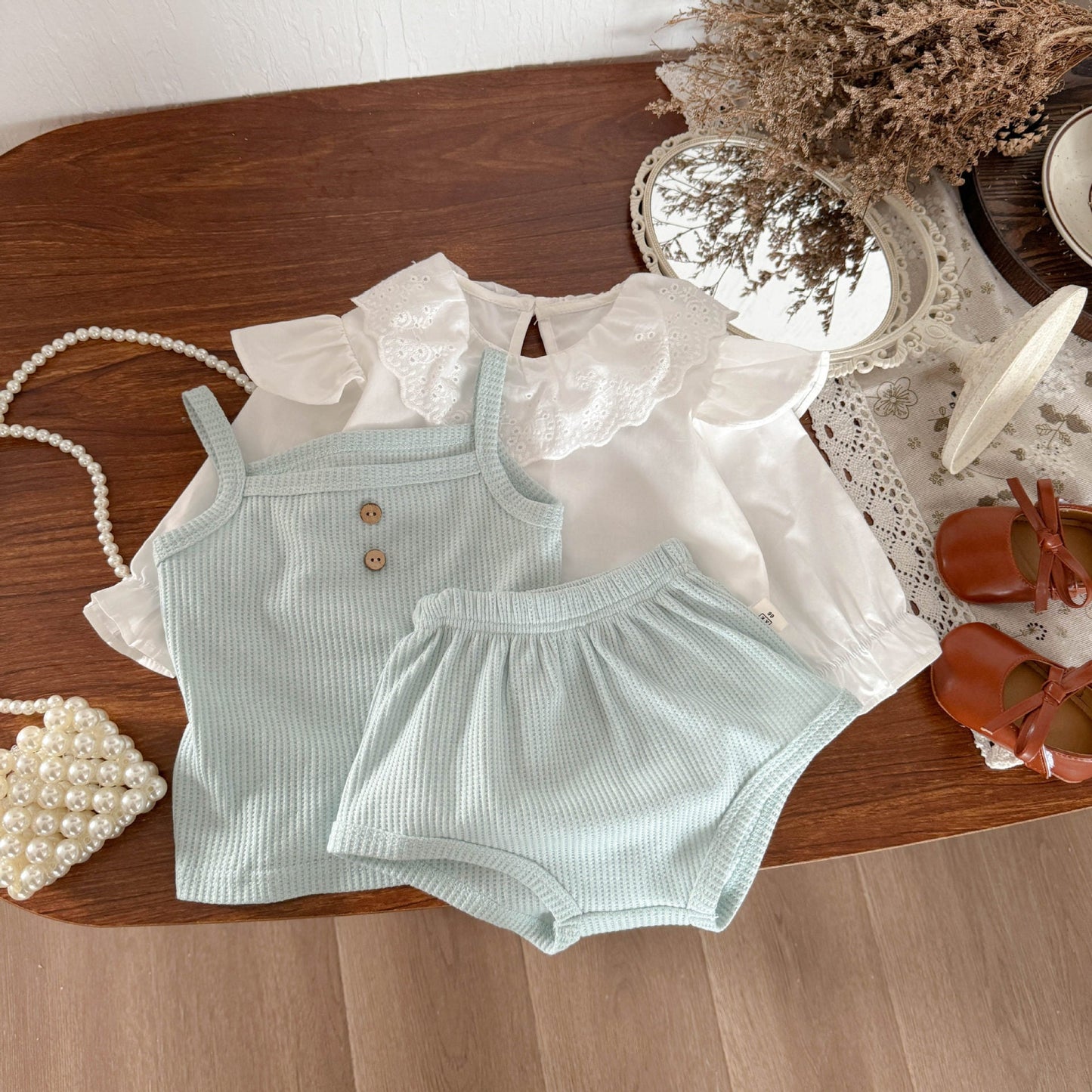 Conjunto Infantil Femenino 3 Piezas Princesa