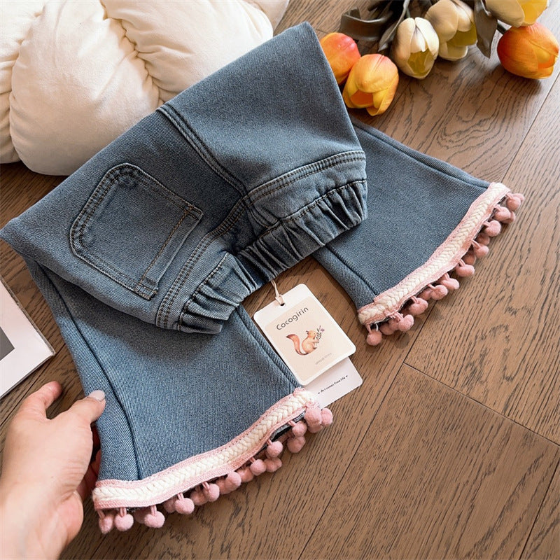 Pantalones para Niñas Con Pompones