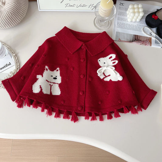 Abrigo de Unto para Niños con Forma de Cachorro o Conejo