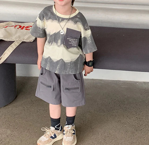 Conjunto de Camuflaje Infantil con Bolsillo.