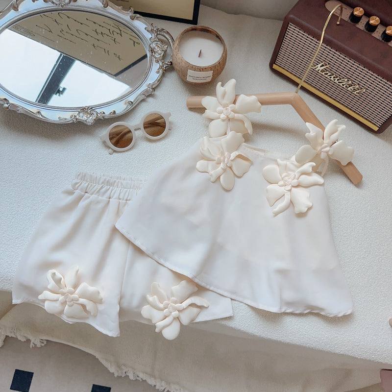 Conjunto Infantil Alcinha Flores