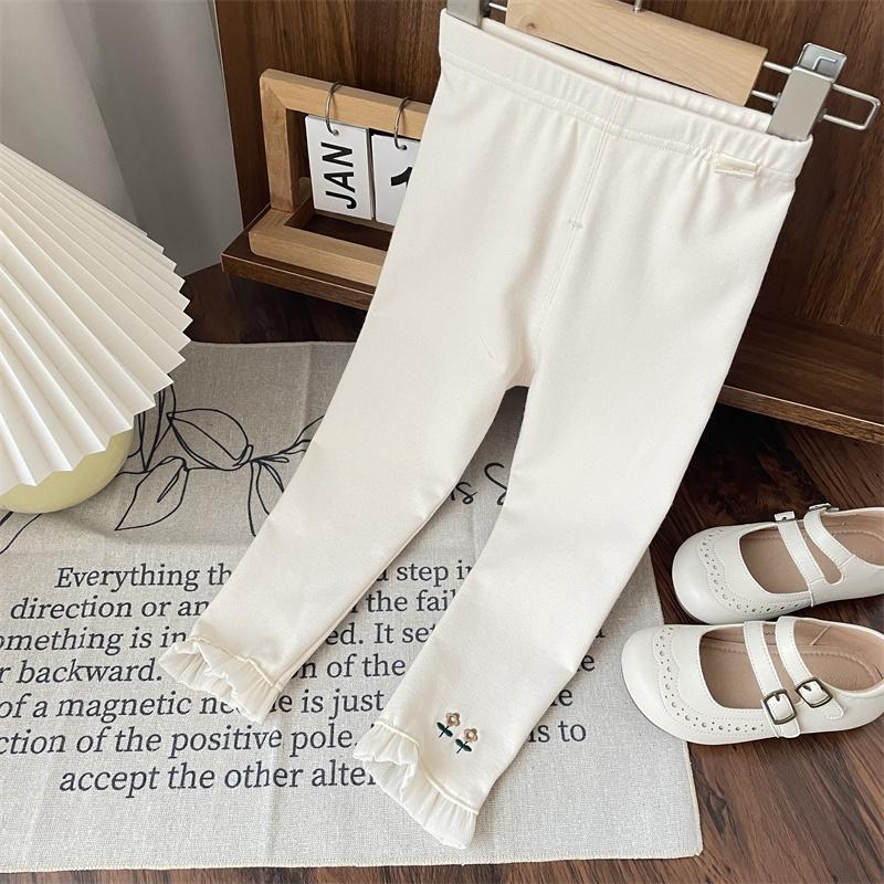 Pantalones Leggin Florzinhas de Niña