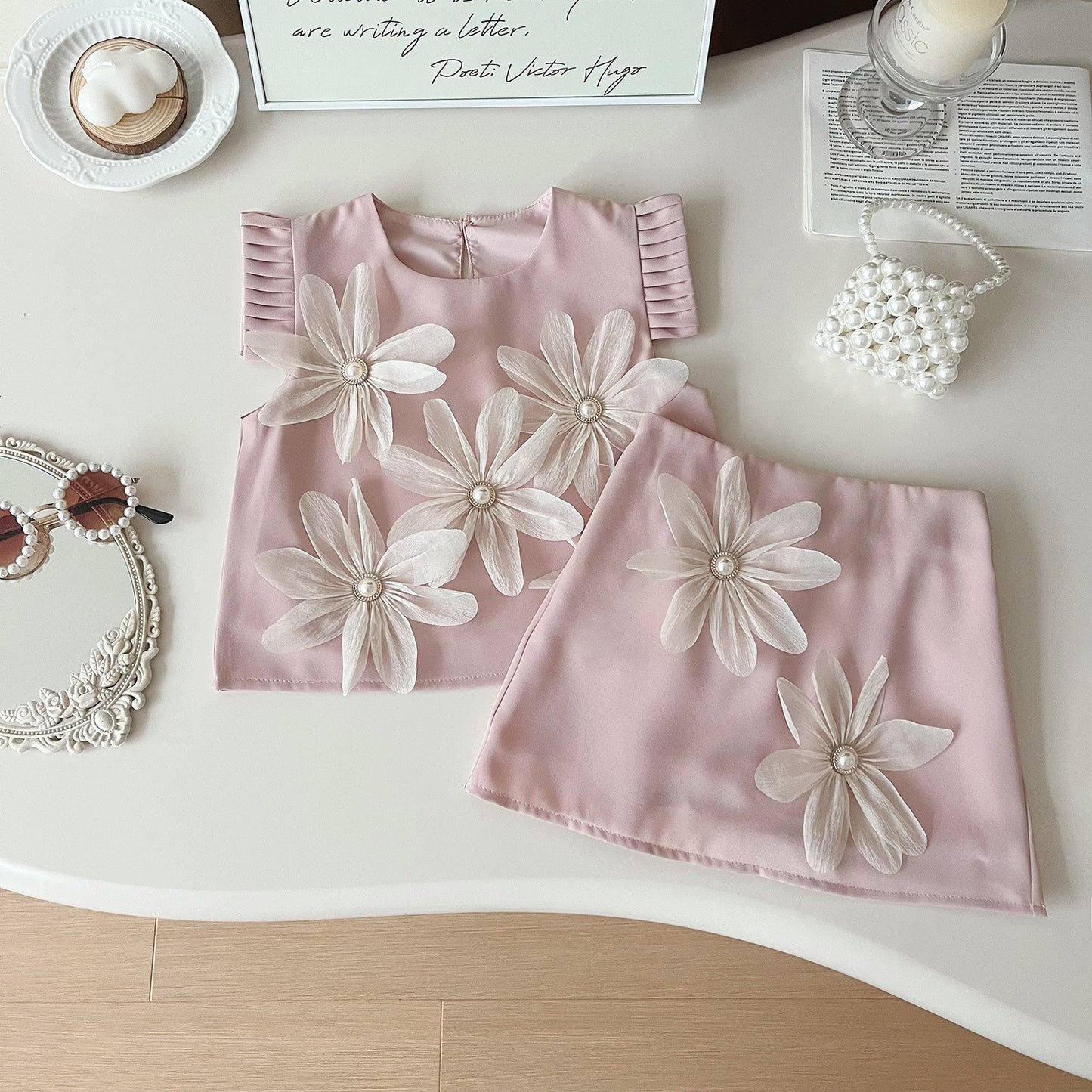 Conjunto Infantil Boutique Flores