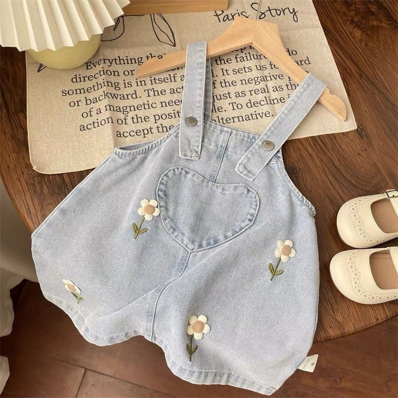 Conjunto de Jeans Florales para Niñas