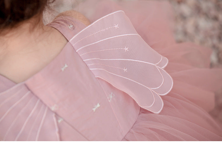 Vestido Infantil con Alas de Estrella
