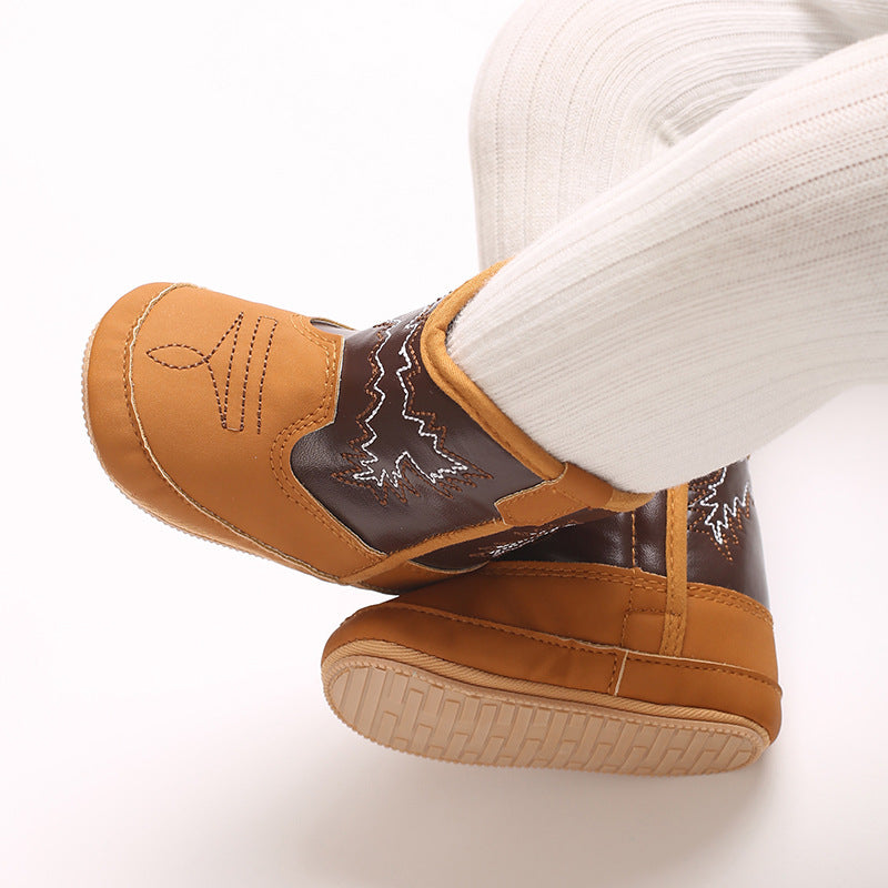 Botas de Campo Bordadas para Niños