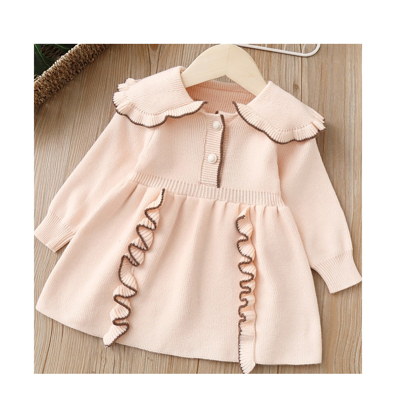 Vestido de punto para niñas