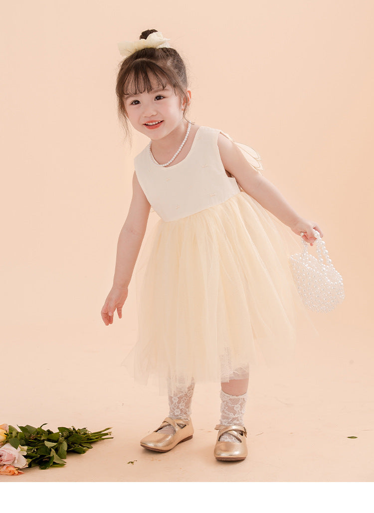 Vestido Infantil con Alas de Estrella