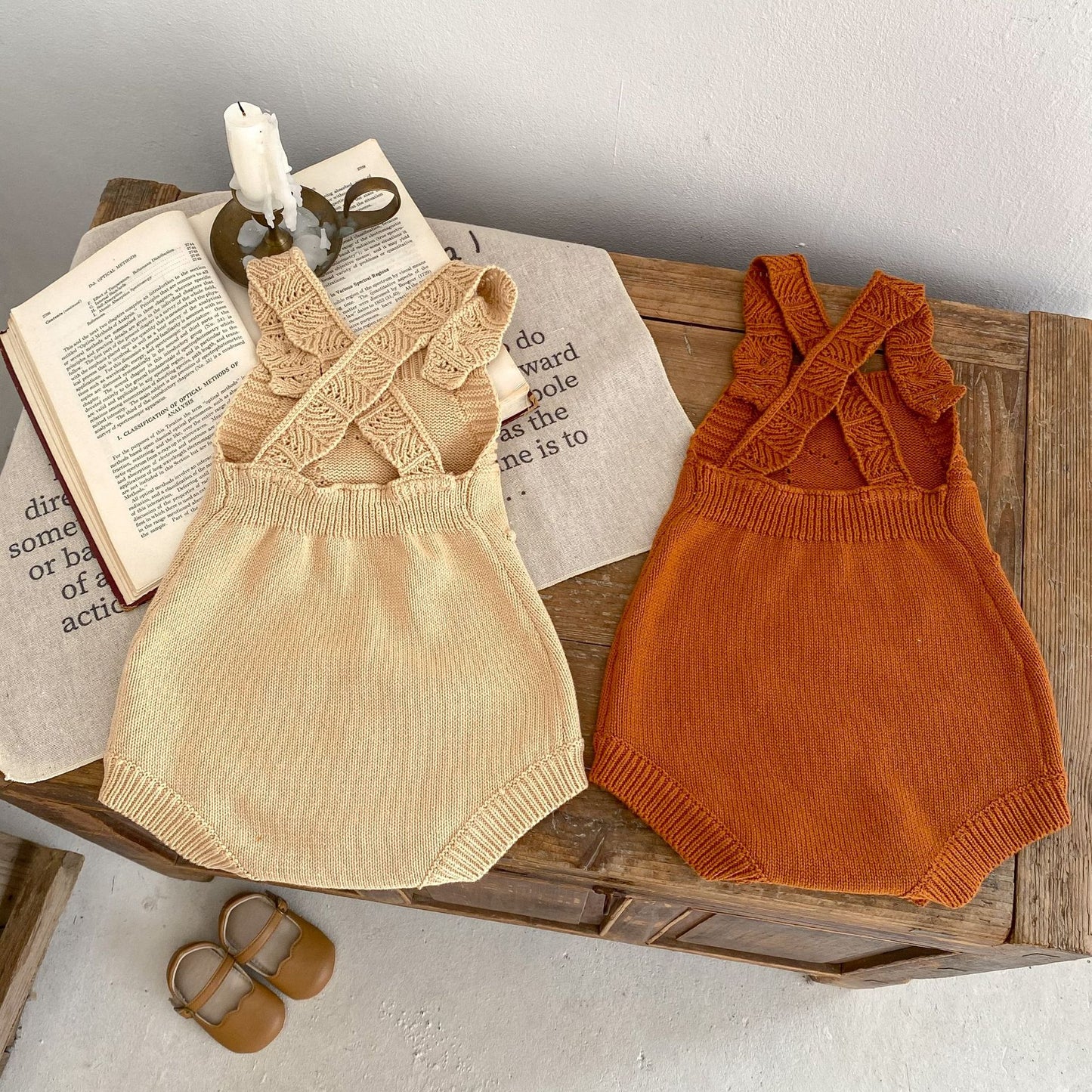 Pelele de Bebé con Corazón de Punto