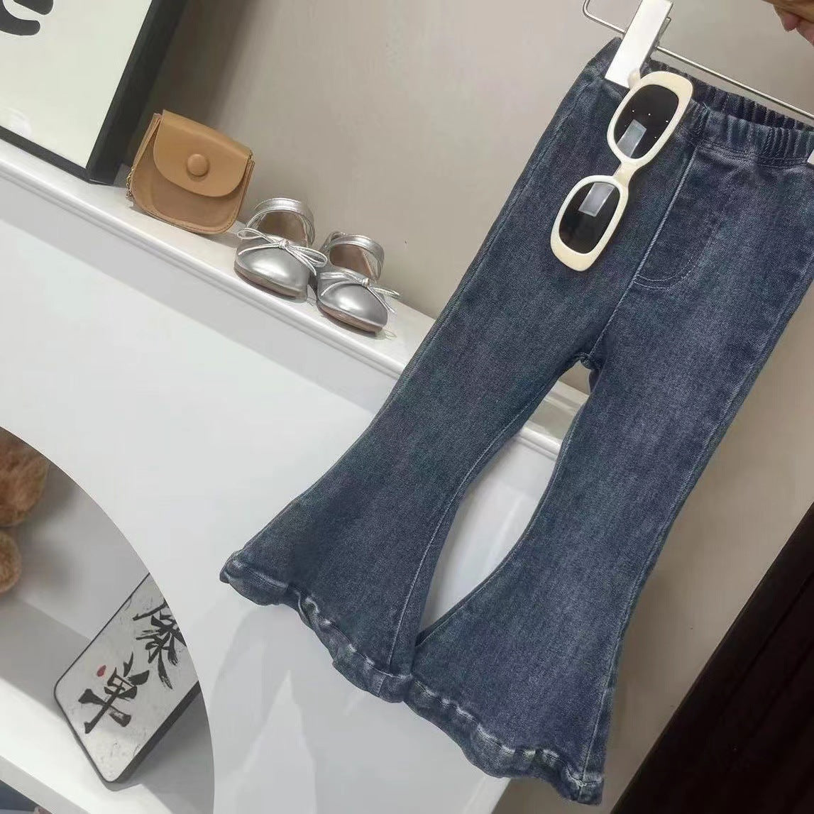 Conjunto Infantil Abrigo Tweed, Tul + Jeans