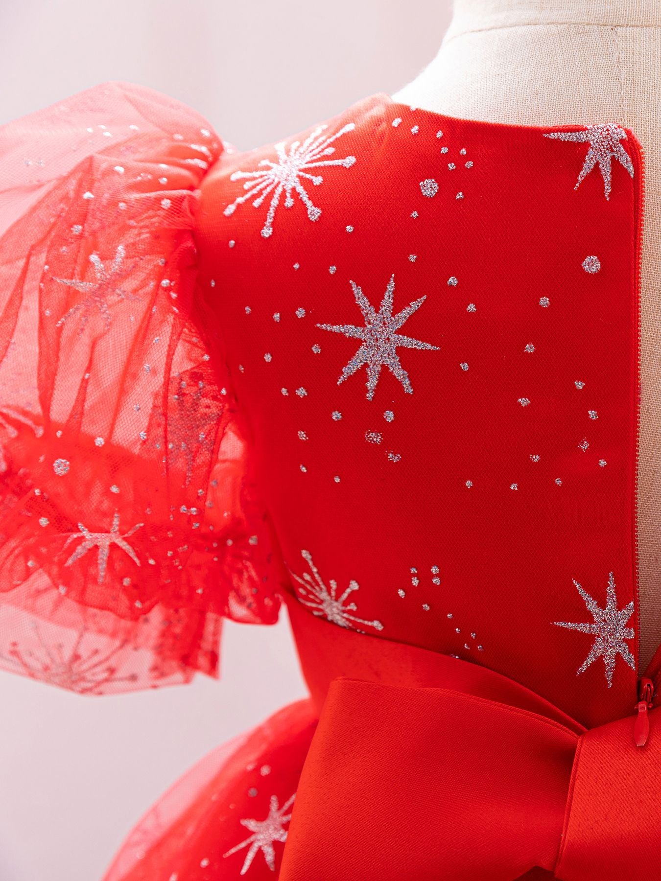 Vestido Navideño Brillante Infantil