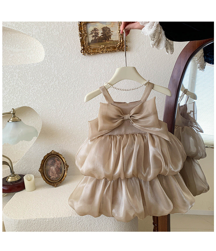 Vestido Infantil de Encaje Boutique