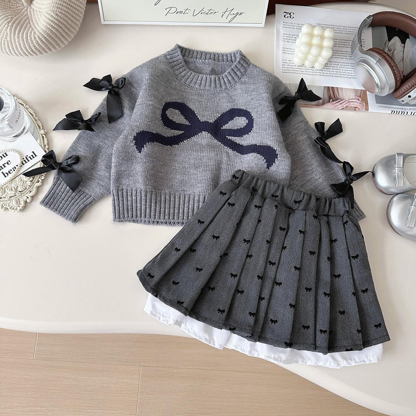 Conjunto de Lazos de Invierno para Niños