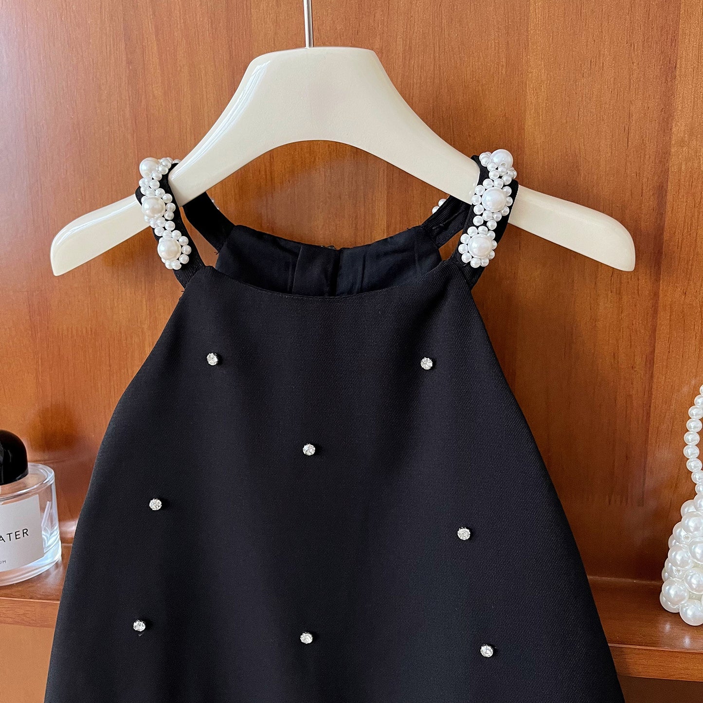 Vestido Infantil Perlas