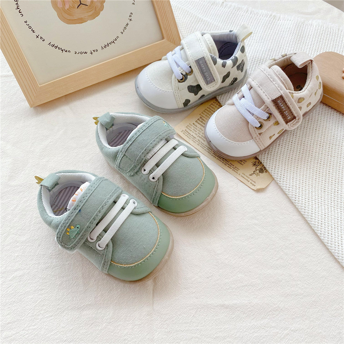 Zapatillas suaves para Niños con Velcro